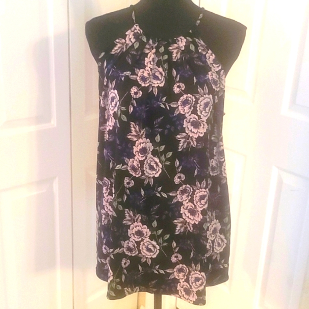 ☆ Banana Republic ☆ Floral Halter Tank Top Size Medium